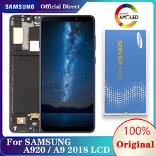 Pantalla LCD Super Amoled de 6,3 pulgadas, montaje de digitalizador de pantalla táctil para Samsung A9 2018 A920, Galaxy A920F A9 2018 2024 - compra barato