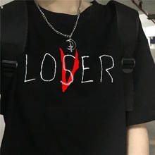 Loser new Movie It Losers Club Women Casual Tops Men Ulzzang letter Vintage Tees Summer tees Harajuku Short Sleeve T-Shirt 2024 - buy cheap