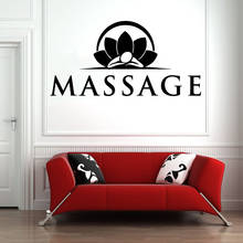 Excellent Massage Wall Decals Home Decoration Accessories Living Room Yoga Vinyl Wall Sticker Spa For Meditation Room Decor Y953 2024 - buy cheap