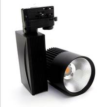 4 fios 3 fase conduziu a luz da trilha 40 w cob luz de parede moderna para ferroviário industrial cozinha roupas sapatos lojas lampada