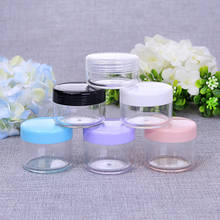 1PCs 10g 15g 20g Empty Jar Box Cream Nail Art Cosmetic Bead Storage Pot Container Round Bottle Portable Plastic Transparent Case 2024 - buy cheap