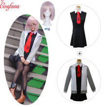 Fate grand order Mash Kyrielight Cosplay Costume Halloween Christmas Daily service school uniform Ms. Cartoon dress and wigs 2024 - buy cheap