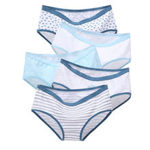 ZJX 5Pcs/set Women Panties Soft Cotton Underwear for Girls Cute Printed Lingerie Sexy Briefs Ladies Seamless Underpants XXL 2024 - buy cheap