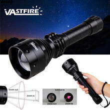 Lanterna led infravermelho com zoom para caça, nm, iluminador com zoom tático para caça, suporte de trilho picatinny de 30mm 2024 - compre barato