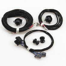 TUKE 1 Set Car Tweeter Buzzer Loudspeakers + Clip + Cable Kit For VW Golf 6 Jetta 5 Rabbitt Scorocco 5KD 035 411 A 5K0 035 411 A 2024 - buy cheap