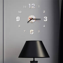 30 # настенные стикеры акриловые римские цифры Diy 3d Декоративные наклейки s домашний декор часы для гостиной домашний Декор зеркало 2024 - купить недорого