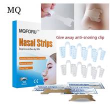 100pcs Anti Snoring Sleeping Nasal Strips Better Breathe Improve Sleeping Stop Snore Heath Care Patch 4 Anti-snoring Clip 2024 - buy cheap