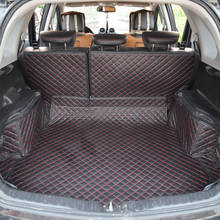 Esteras para maletero de coche, alfombrilla de maletero con almohadilla de respaldo, versión personalizada, para Great Wall, Hover H6 H2 H5, lleno de cuero 2024 - compra barato