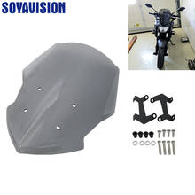Motorcycle Windshield Adjustable Windshield Extension Spoiler Windscreen Air Deflecto For Yamaha MT07 2018 2019 accessories 2024 - buy cheap