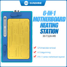 Sunshine tools SS-T12A M6 motherboard heating station For Iphone X Xr Xs Xs Max 11 solder station glue removal 2024 - buy cheap