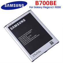 Samsung-Batería de repuesto Original, B700BC, B700BE, para Samsung Galaxy Mega 6,3, 8GB, I9200, batería de teléfono auténtica, 3200mAh 2024 - compra barato