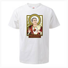 Мужская футболка в стиле хип-хоп, хлопковая футболка высокого качества с надписью Saint Anthony bordain, летняя уличная одежда, 2019 2024 - купить недорого