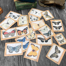 Zfparty adesivos de papel retrô com borboleta, para álbum de recortes, planejador feliz/fabricação de cartão/projeto de diário, 18 peças 2024 - compre barato