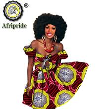 Ropa africana para mujer, Top corto, faldas de 2 piezas, atuendo de talla grande, traje estampado Ankara, traje Dashiki, Sexy, S2126003 2024 - compra barato