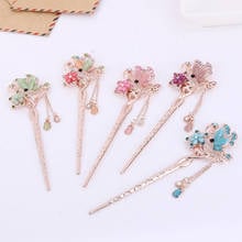 1Pc Flower Wedding Hairpin Accessories Brieal Hair Jewelry Simulated Pearls Blossom Party Hair Stick Gift for Women Hair Stick 2024 - buy cheap