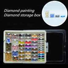Accesorios de pintura de diamantes 5d, nueva herramienta de bordado de diamantes, caja de almacenamiento transparente de bordado de diamantes 2024 - compra barato