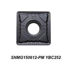 Portaherramientas Original YBC151, YBC251, YBC252, YBC351, YBD151, para torno de inserción de carburo de mecanizado externo, 150612 SNMG150612-PM 2024 - compra barato