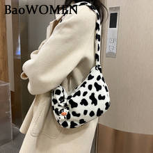 BaoWomen New Milk Cow Printed Shoulder Bags Large Books Crossbody Bag New Girls Students Large Capacity Messenger Bags Wholesale 2024 - buy cheap