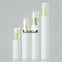 Bomba sin aire rellenable para cosméticos, botellas blancas de 5ml, 10ml, 15ml, F3809, 500 unidades 2024 - compra barato