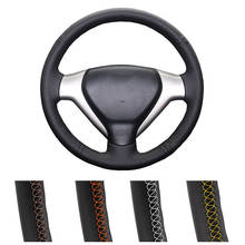 DIY Customized Car Steering Wheel Cover For Honda Old City Fit Jazz Auto Artificial Leather Steering Wrap 2024 - buy cheap