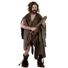 Stone Age primitive Purim Carnival Party Halloween Costumes Adult Man Primitive Savages Costume Men Fred Flintstones Cosplay 2024 - buy cheap