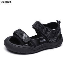 Sandalias para niños Weoneit 2020, sandalias suaves de playa para niños a la moda de verano, zapatos cómodos en blanco y negro, tallas CN 21-37 2024 - compra barato