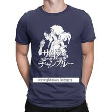 Men's Samurai Champloo Mugen Japan Anime Tshirts Cotton Clothes Casual Round Neck Tee Shirt Tee Shirts 2024 - buy cheap