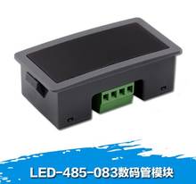 Módulo de pantalla RS485, tabla de puerto serie de 0,8 pulgadas, módulo de pantalla LED de 3 dígitos, comunicación PLC 2024 - compra barato