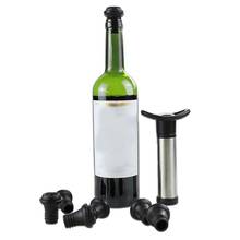 Red Wine Saver Fresh Preserver Vacuum Air Pump with 6 Silicone Bottle Stoppers 2024 - buy cheap