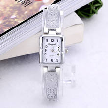 Women Watches Fashion Gold Silver Watches Fashion Rectangle Dial Ladies Watch Bracelet Wrist Watch relogio feminino montre femme 2024 - buy cheap