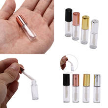 Tubo de batom vazio com 10 peças, recipiente vazio de tubo para brilho labial e hidratante labial com tampa recipiente de amostra cosmética diy 2024 - compre barato