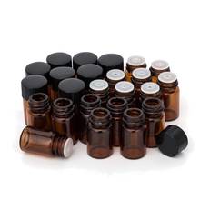 24Pack 2ML Amber Essential Oil Bottles Glass Bottles Small Glass Bottle Vials Refillable Containers With 2 Funnels 2024 - buy cheap