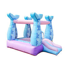 Castelo inflável para crianças de 3 a 6 anos, brinquedo macio, trampolim interno e externo, parque de diversões infantil 2024 - compre barato