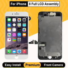 Conjunto de montaje completo LCD para iPhone 8, montaje completo de pantalla, reemplazo de digitalizador con cámara frontal, auricular y altavoz 2024 - compra barato