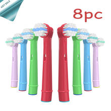Cabezales de repuesto de cepillo de dientes eléctrico Oral-B para niños, compatible con Advance Power/Pro Health/Triumph/3D Excel, 8 unidades 2024 - compra barato