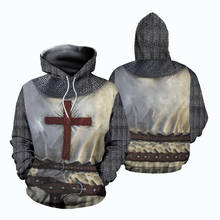 Knights Templar 3D Printed Hoodies Men Women Fashion Casual Hooded Sweatshirts Streetwear Oversized Pullover Outerwear 2024 - buy cheap