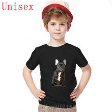 French Bulldog boys clothes 8 years boys summer clothes shirts for teenage girls kids summer clothes Famous Brand Print Clothes 2024 - buy cheap