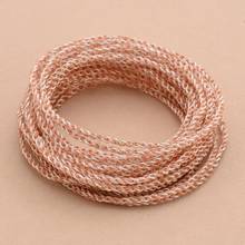 Single crystal copper earphone cable 7N copper silver wire 100 core 2024 - buy cheap