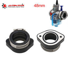 Alconstar-Adaptador de brida de colector de admisión de carburador de motocicleta, de goma, para Mikuni VM24 26 Koso Keihin PWK 21/24/26/28/30mm, TM28 2024 - compra barato