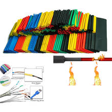 164pcs/Set Heat shrink tube kit Insulation Sleeving termoretractil Polyolefin Shrinking Assorted Heat Shrink Tubing Wire Cable 2024 - compre barato