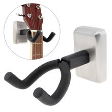Colgador de guitarra de montaje en pared, soporte de gancho, capa de esponja suave con Base de acero inoxidable para guitarra/bajo/mandolina/violín/Ukelele 2024 - compra barato