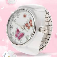 Женские кварцевые аналоговые часы с кольцом-бабочкой из эластичной стали 2024 - купить недорого
