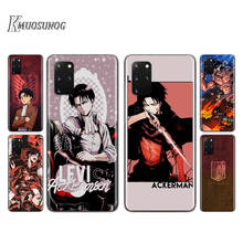 Capa japonesa de celular para samsung, capa transparente para anime japonês de attack on titan, s20 fe, a91, a81, a72, a71, a52, a51, a42, a41, a32, a31, a21, a12 lite 2024 - compre barato