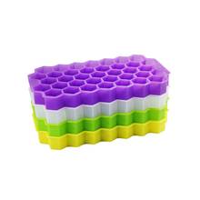 37 Cubes Honeycomb Shape Ice Cube Trays Silicone Easy Release Ice Cube Maker Ice Mold Containers with Lid for Cocktail Whiskey 2024 - buy cheap