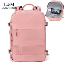 16 Polegada mulheres mochila de carregamento usb náilon portátil mochilas ao ar livre grande capacidade de negócios volta saco bagpack escolar x301h 2024 - compre barato