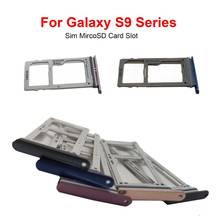 Держатель для сим-карты, слот для карт для Samsung Galaxy S8 G950 G950F G950FD, один Duos, два слота для sim-карты S8 Plus G955FD G955F G955U 2024 - купить недорого