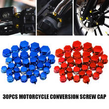30pcs 5 Color Scooter Head Screw Cover Cap Universal Electroplate Motorcycle Screw Cover Mopeds Motorbike Screw Cap Decorative 2024 - buy cheap