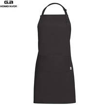 Home Kitchen Chef Aprons 100% Cotton Men Lady Woman Apron Restaurant Cooking Baking Dress Fashion Adjustable Apron With Pockets 2024 - buy cheap