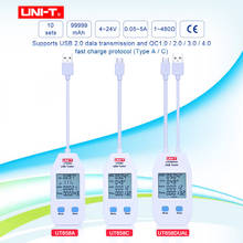UNI-T UT658A/UT658C/UT658DUAL Series USB Power Meter Digital Meter for Voltage/Current/Capacity/Energy and Resistance 2024 - buy cheap