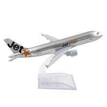 Avión Airbus A320 a escala 1/400, Avión de aleación de 16cm de Star Jet Airways, juguetes para niños, regalo para niños para colección 2024 - compra barato
